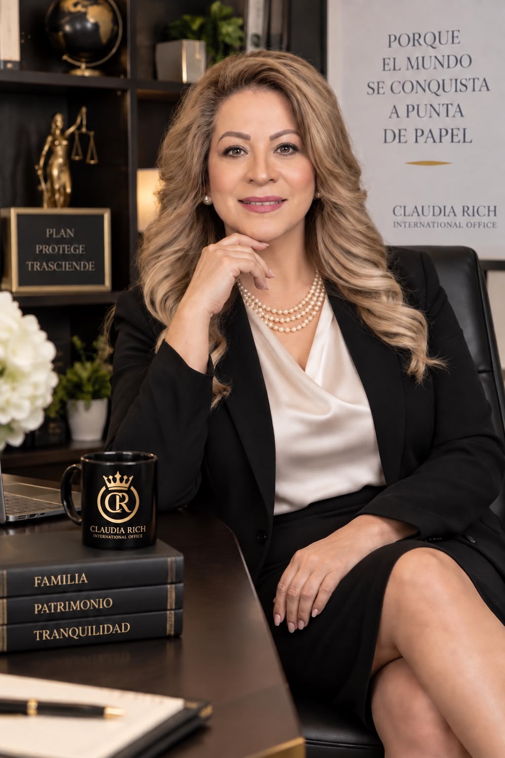 Claudia Rich, con doble poder